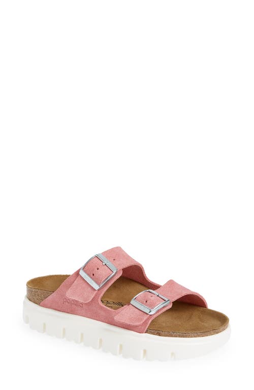 by Birkenstock Arizona Exquisite Chunky Slide Sandal in Candy Pink