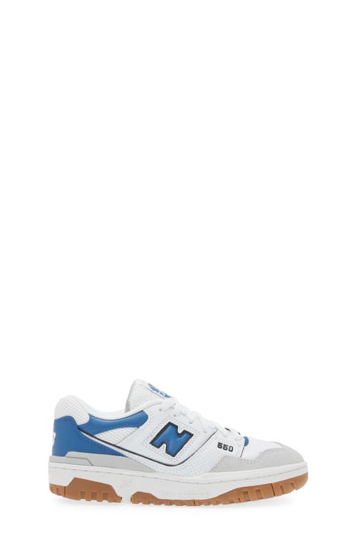 Shop New Balance 550 Basketball Sneaker In Brighton Grey/blue Agate