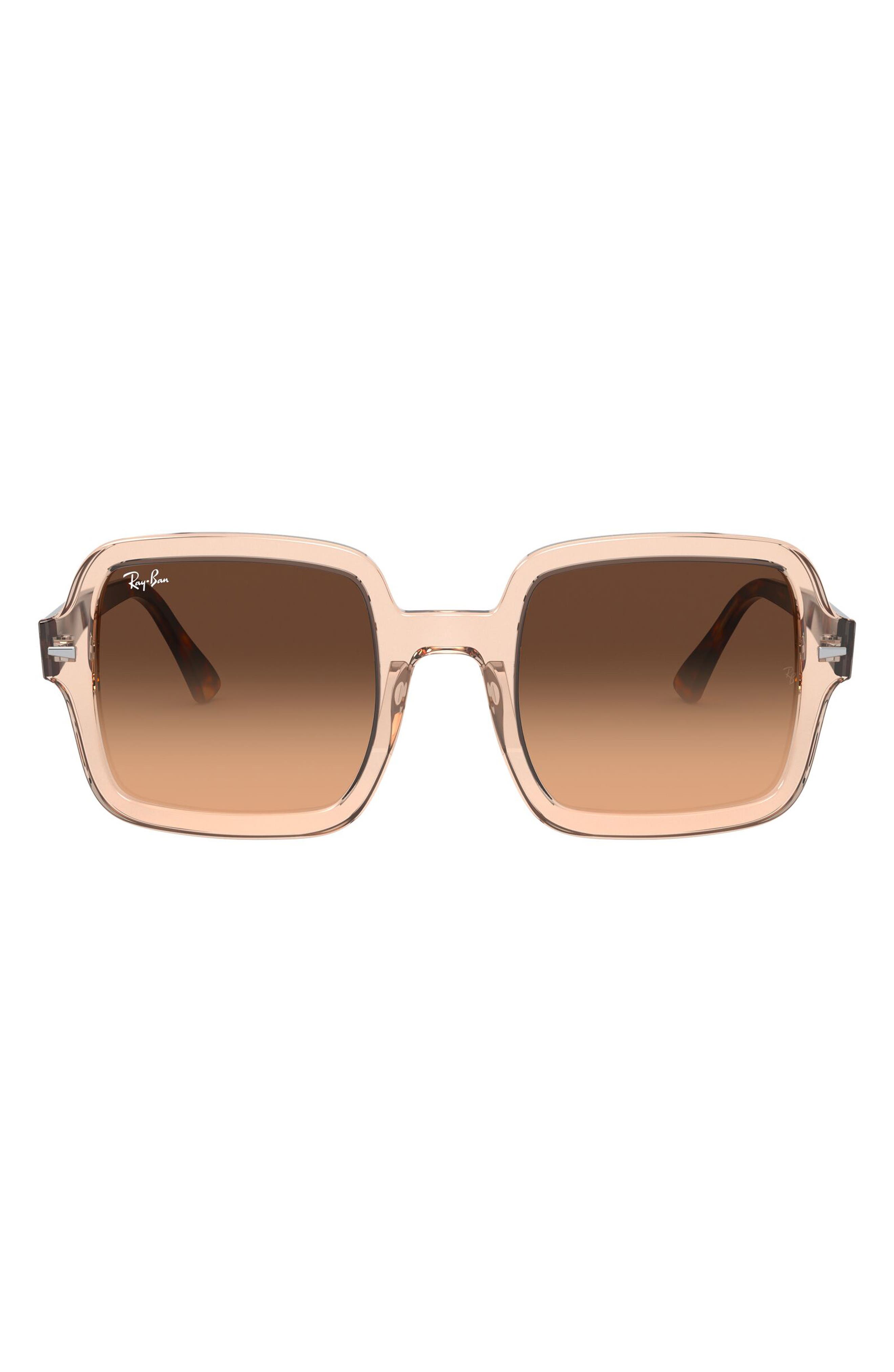 ray ban 53mm square sunglasses