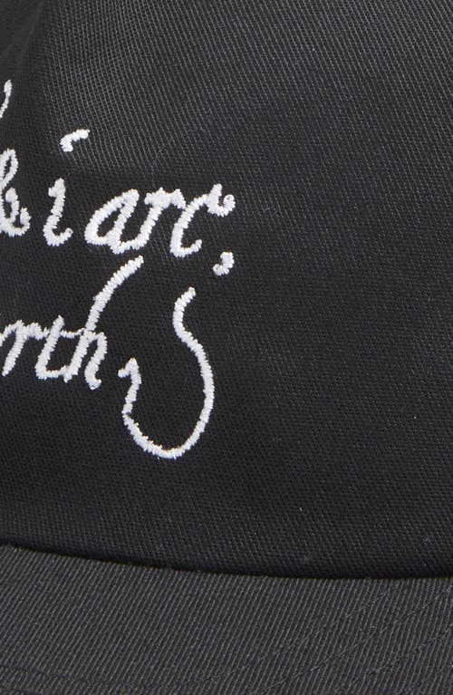 Shop Afield Out Earth Cap Snapback Baseball Cap In Black