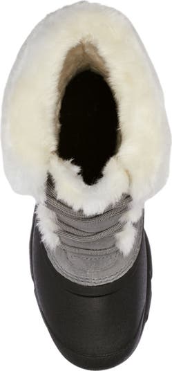 sorel snow angel charcoal