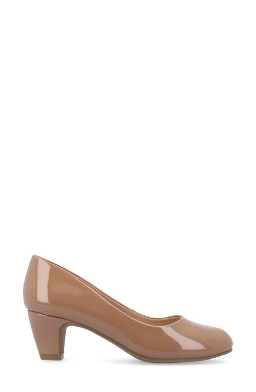 Journee Collection Journee Luu Pump In Patent/taupe