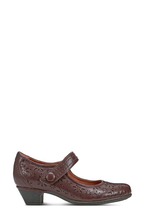 Rockport Cobb Hill Alesia Mary Jane Pump In Dark Red