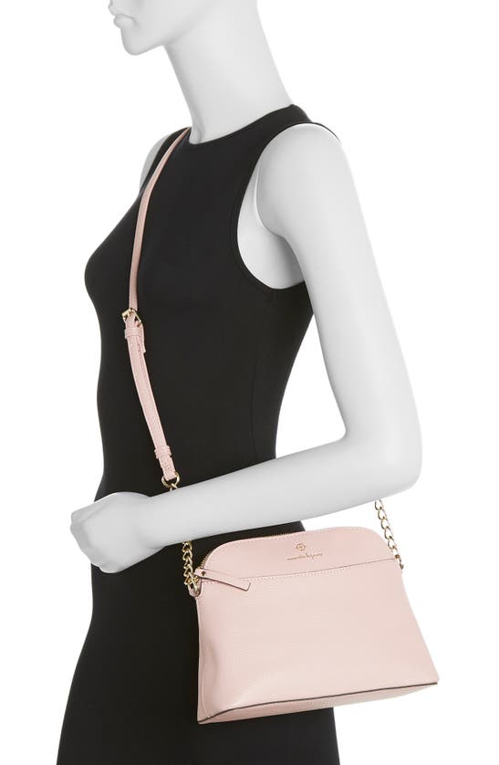 Nanette Lepore Brielle Logo Bag In Chocolate Logo/ Pink | ModeSens