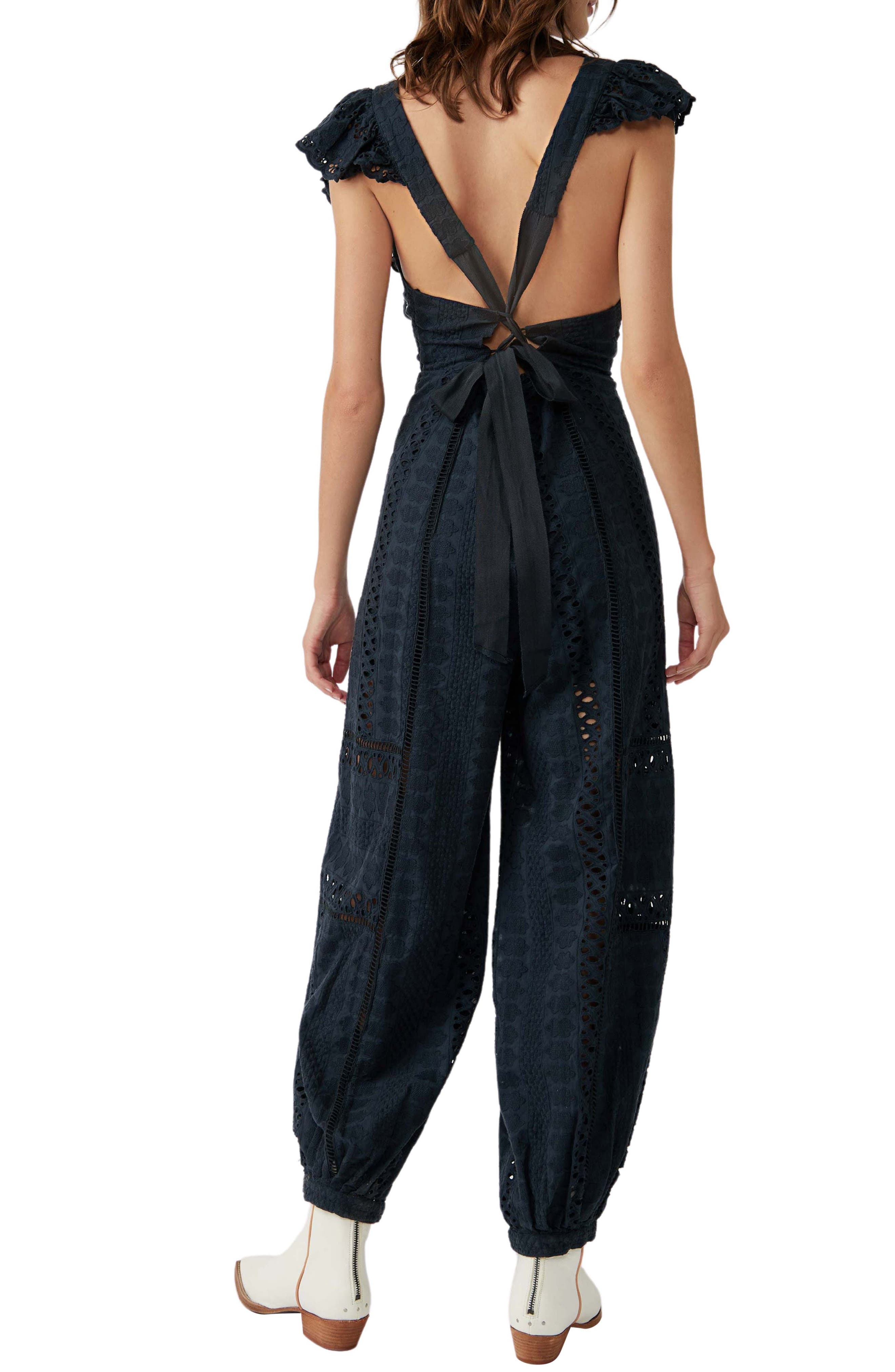 free people eyelet jumpsuit