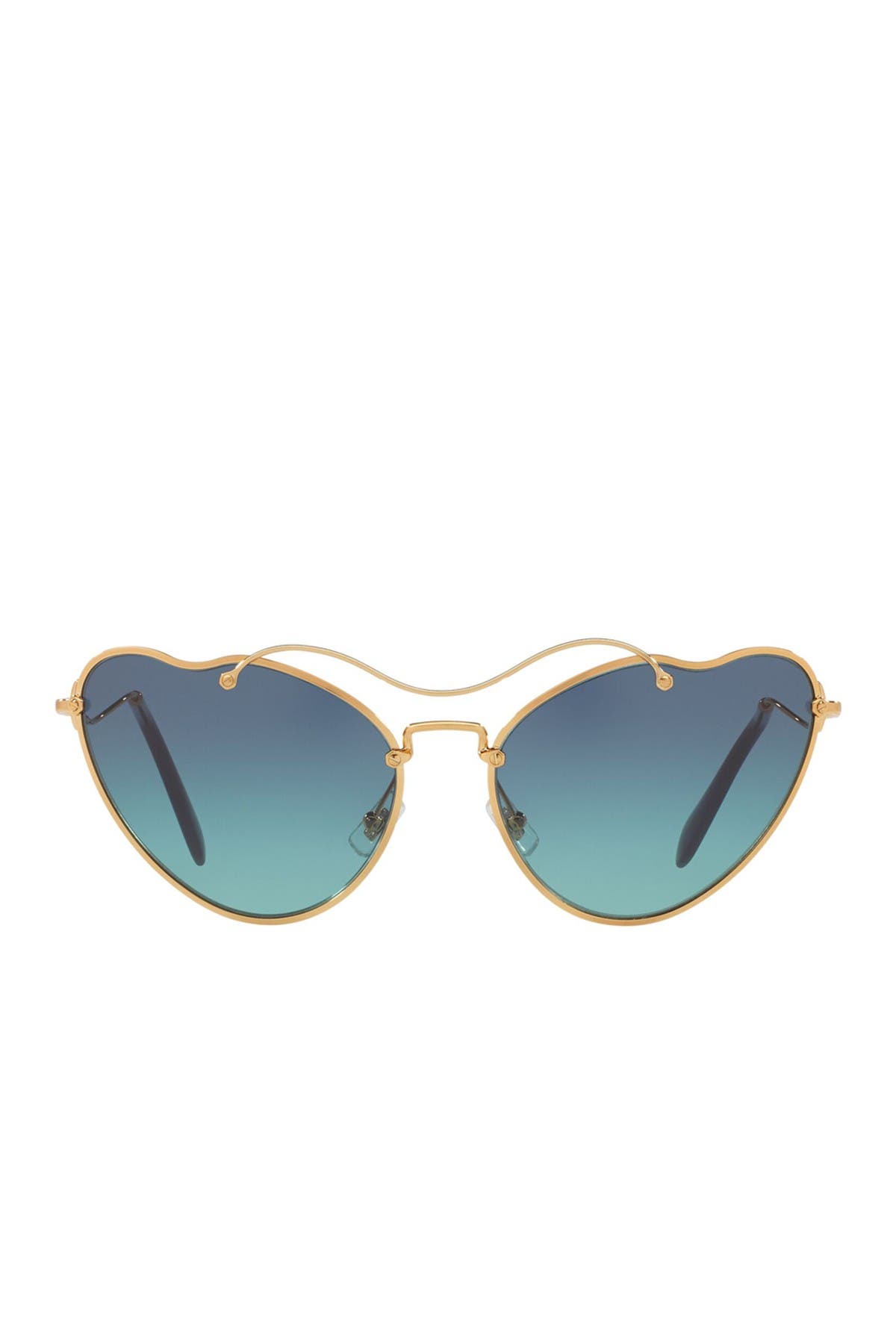 miu miu butterfly 65mm metal frame sunglasses