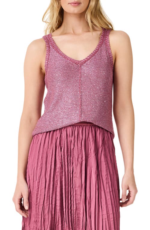 Subtle Sparkle Sweater Tank in Terra