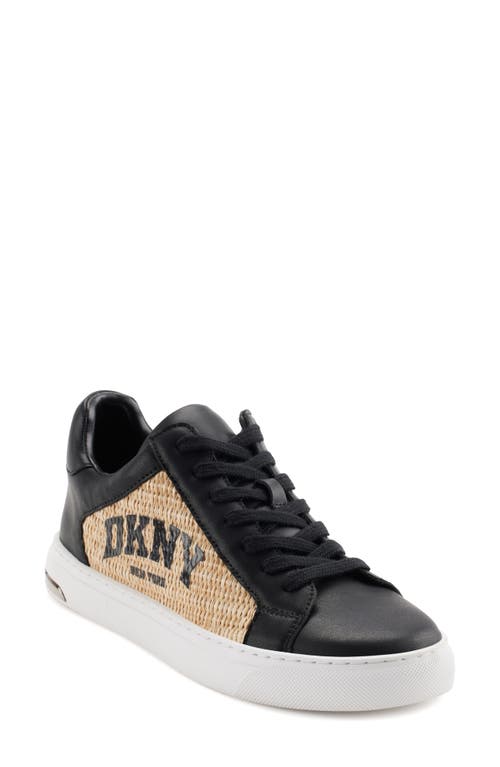 Dkny Logo Sneaker In Black