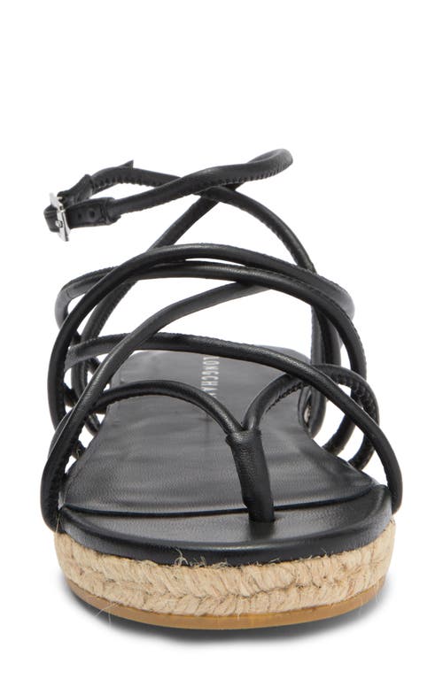 Longchamp Espadrille Sandal (women) In Black