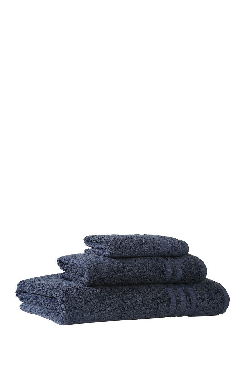 Linum Home Textiles Denzi 3-Piece Towel Set - Twilight Blue, Alternate, color, Twilight Blue