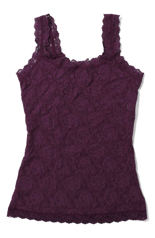 Shop Hanky Panky Lace Camisole In Stone Fruit Purple