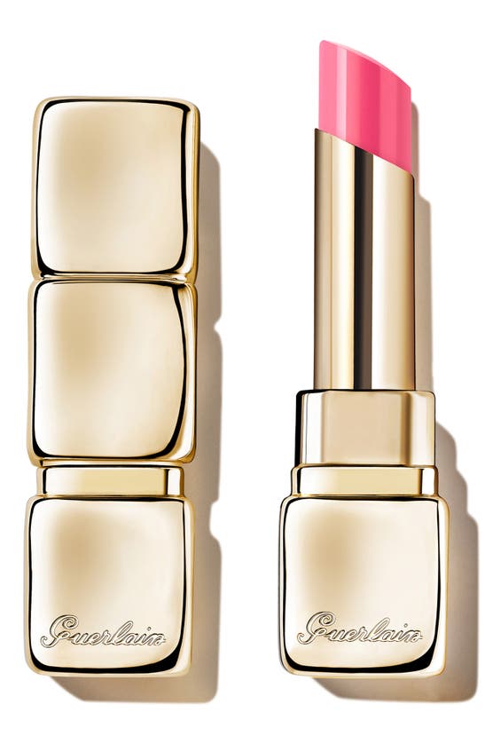 Shop Guerlain Kisskiss Bee Glow Tinted Lip Balm In Pop Rose Glow