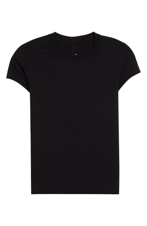 Shop Rick Owens Level Cotton T-shirt In Black