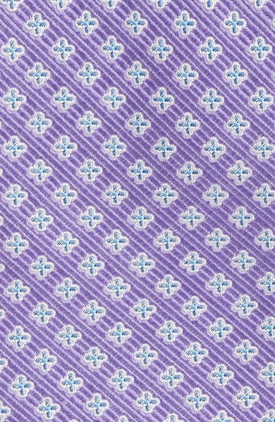 Shop Nordstrom Pattern Silk Tie In Purple