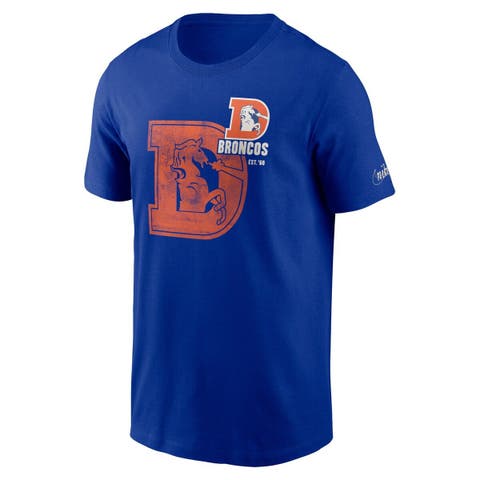 Denver Broncos Reebok Throwback Vintage Pro Fit T Shirt