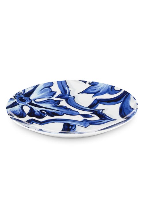 Dolce & Gabbana Dolce&gabbana Blu Mediterraneo Stella Porcelain Set Of 2 Dessert Plates In Light Blue