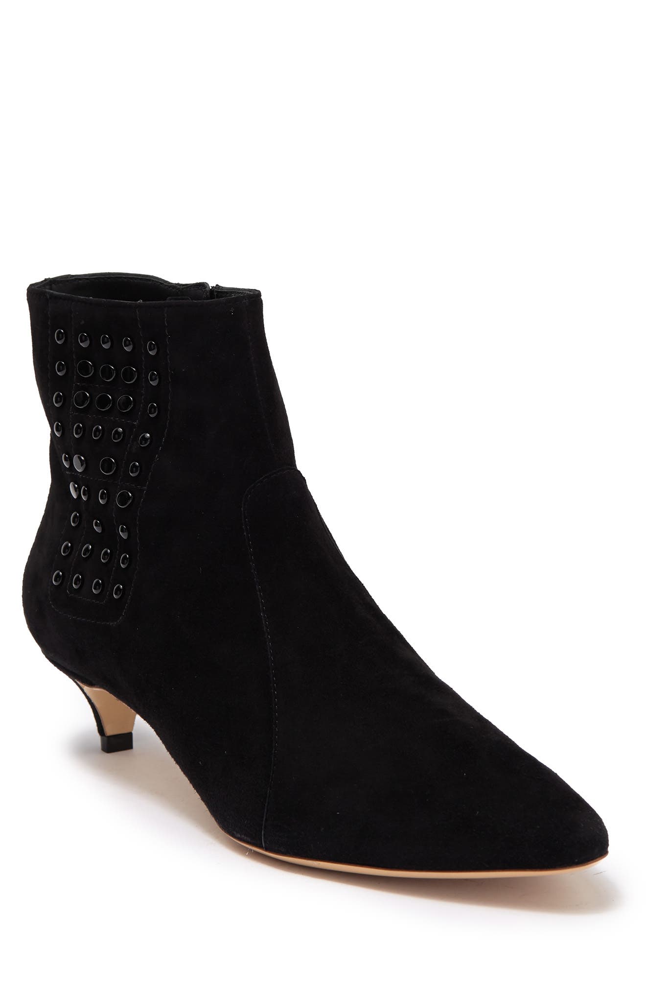 studded kitten heel
