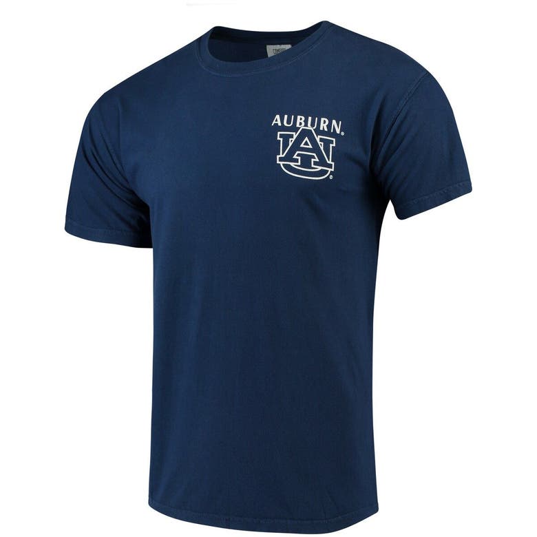 Image One Navy Auburn Tigers Campus Local Comfort Colors T-shirt