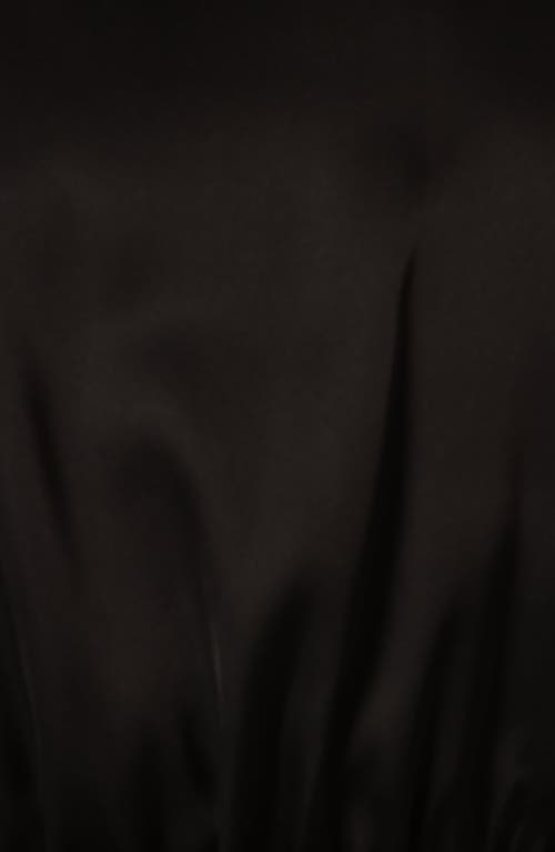 Petal And Pup Petal & Pup Annalise Ruffle Satin Dress In Black