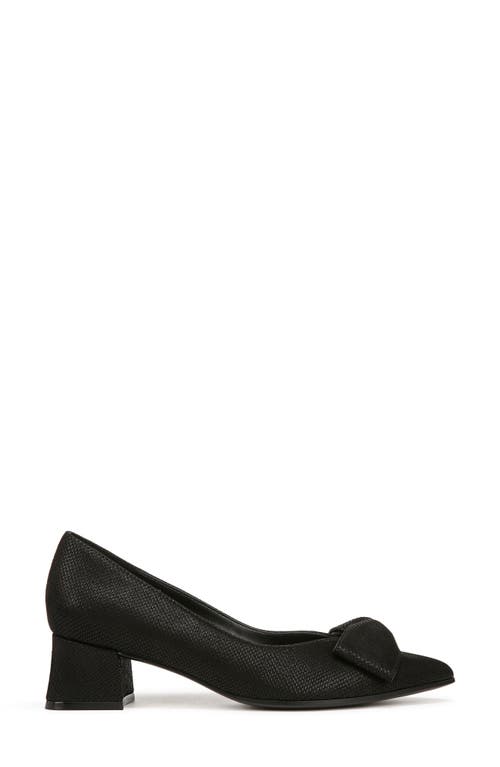 Naturalizer Mavis Bow Pointed Toe Pump In Black