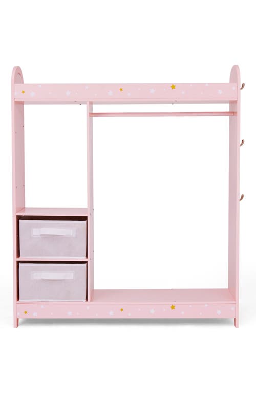 Teamson Kids Fantasy Fields Clothing Rack with Storage in Pink at Nordstrom