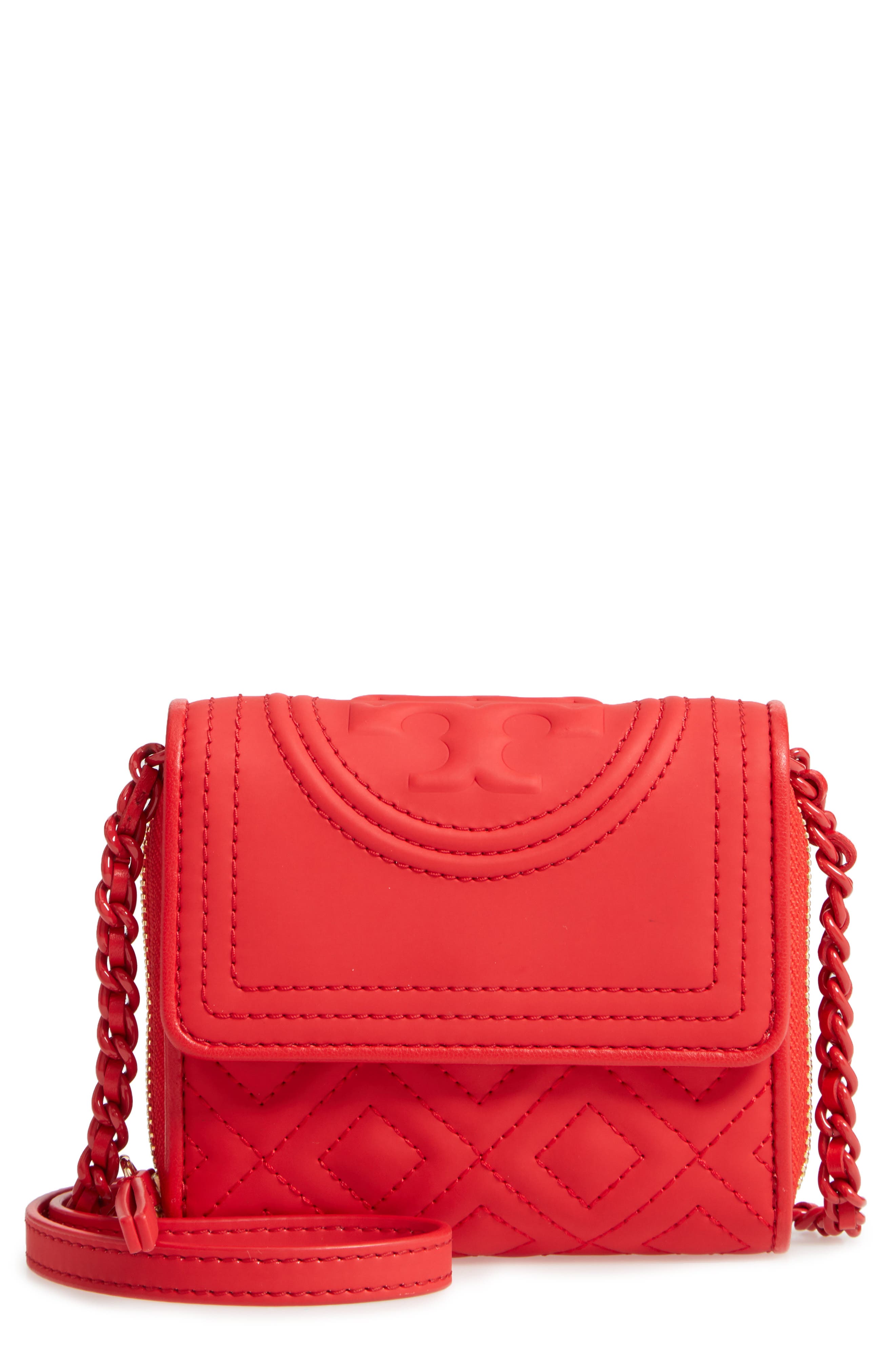 Tory Burch | Mini Fleming Matte Wallet on a Chain | Nordstrom Rack