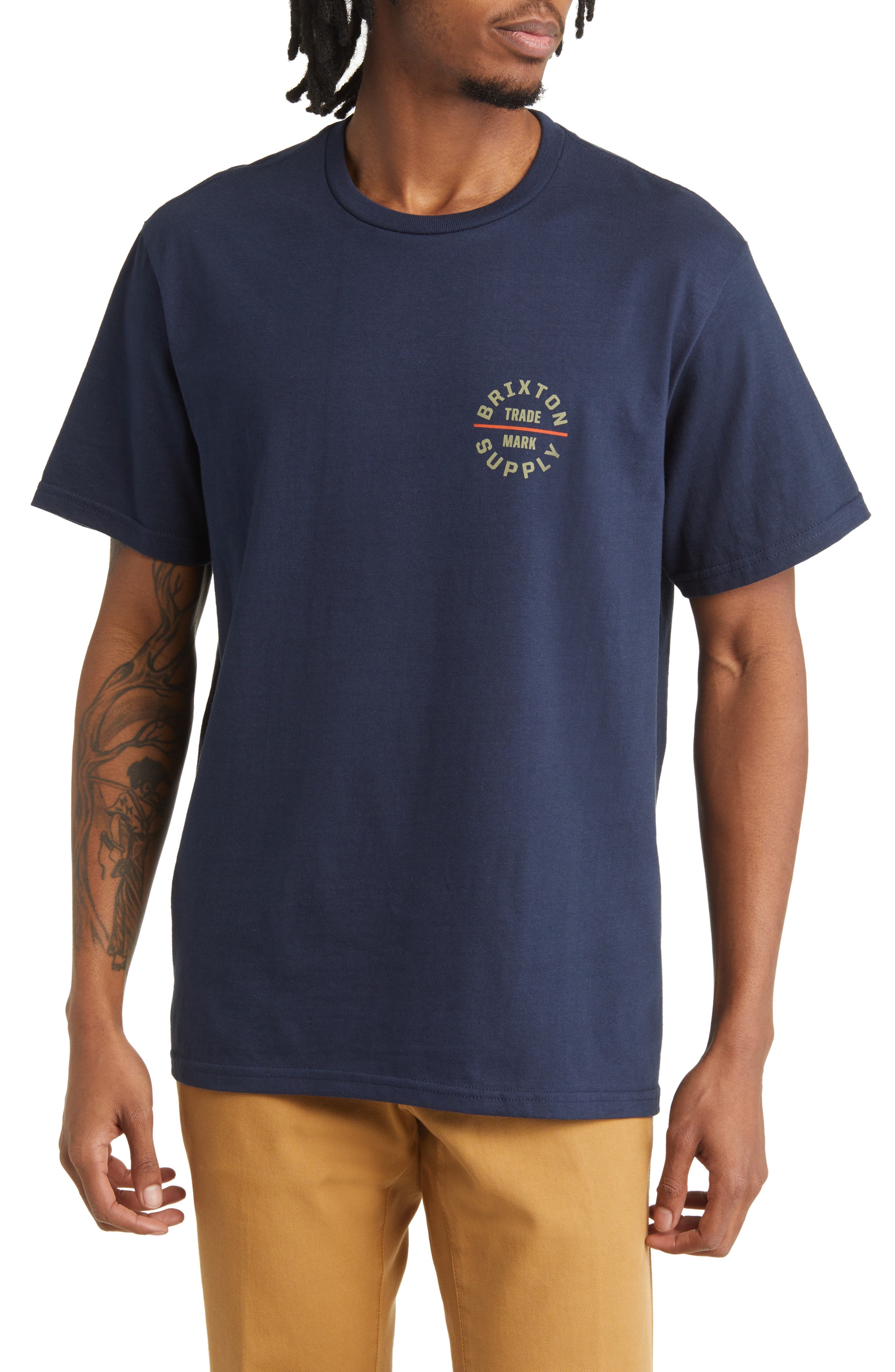 mens brixton t shirts