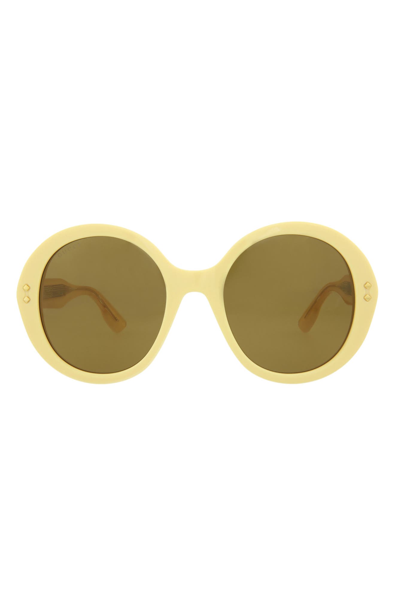 gucci 54mm round sunglasses
