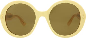 Gucci 54mm top round sunglasses
