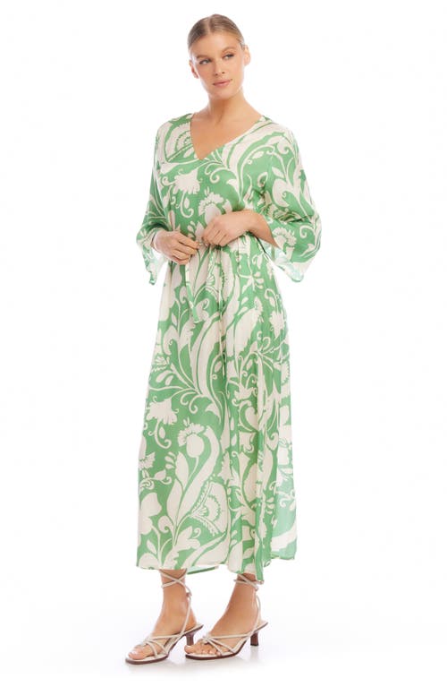 Shop Fifteen Twenty Antonia Floral Maxi Dress In Print