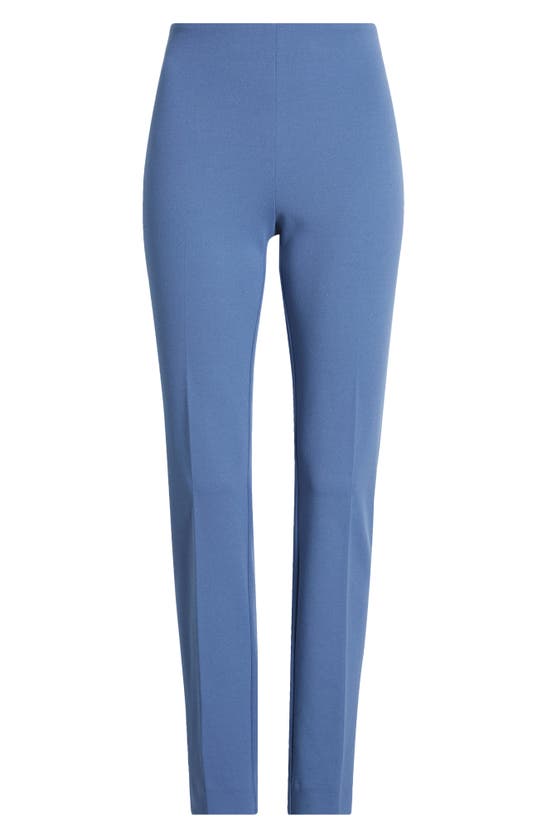 Anne Klein Hollywood Waist Pull-on Knit Pants In Blue Jay