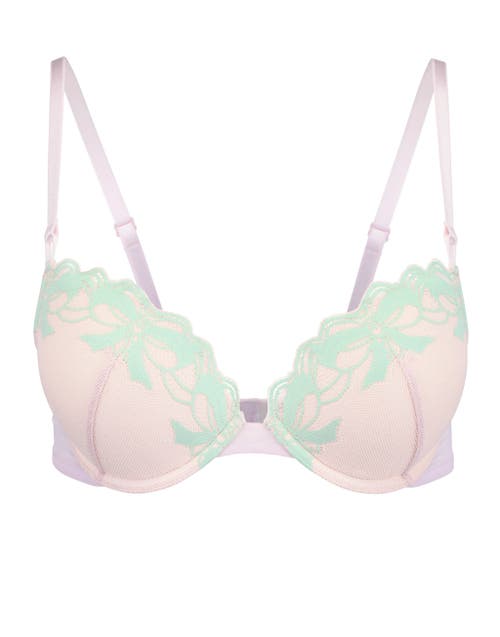 Adore Me Audrina Push Up Plunge Bra In Light Purple