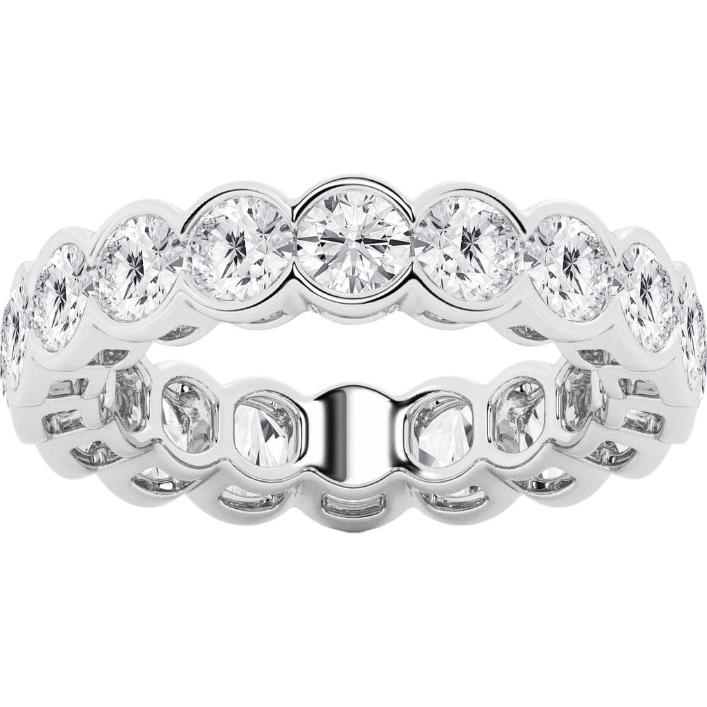 Shop Badgley Mischka Collection Round Lab Created Diamond Eternity Band Ring In White