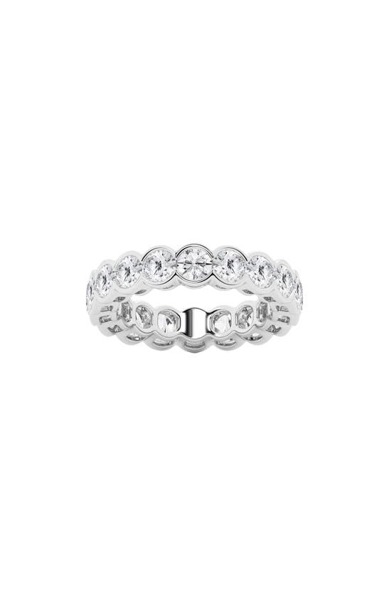 Shop Badgley Mischka Collection Round Lab Created Diamond Eternity Band Ring In White