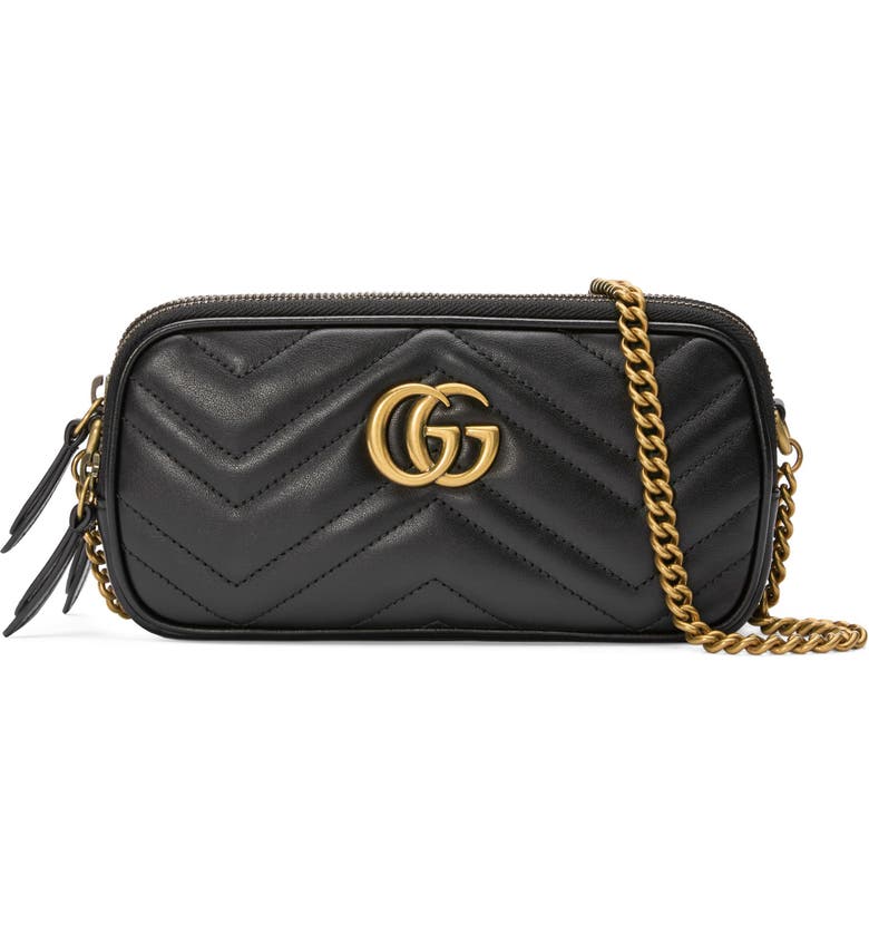 Gucci Marmont 2.0 Leather Crossbody Bag | Nordstrom