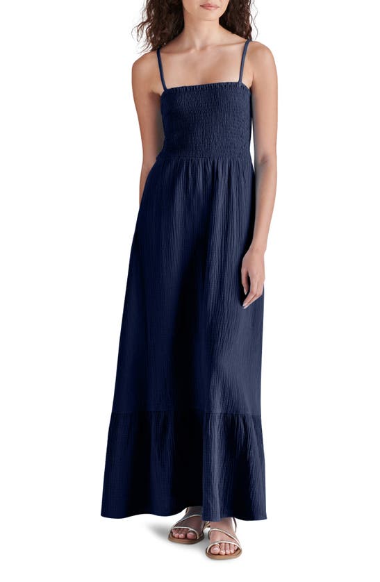 Steve Madden Madison Maxi Dress In Navy