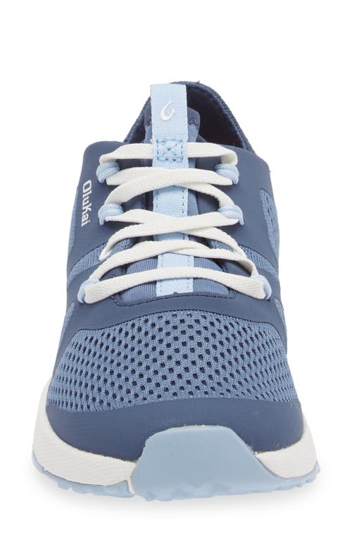 Shop Olukai Huia Sneaker In Vintage Blue/sea Ice