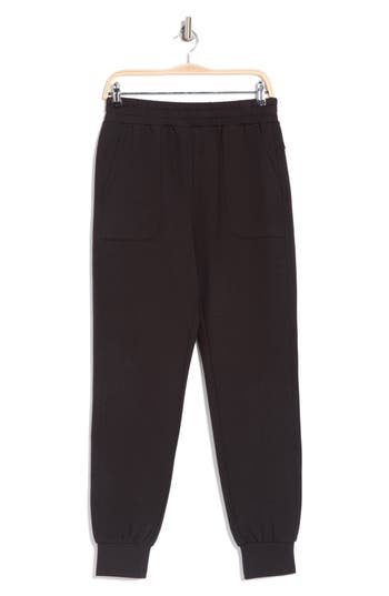 Z By Zella Cozy Scuba Fleece Joggers In Black