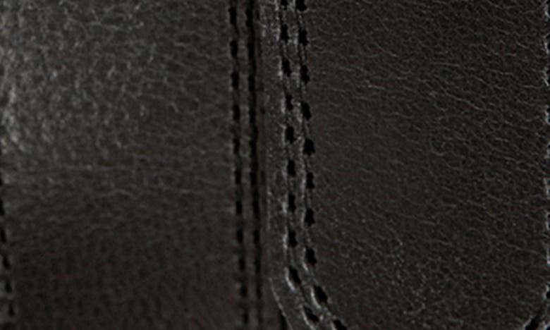 Shop Lucky Brand Stitch Bar Leather Belt In Black