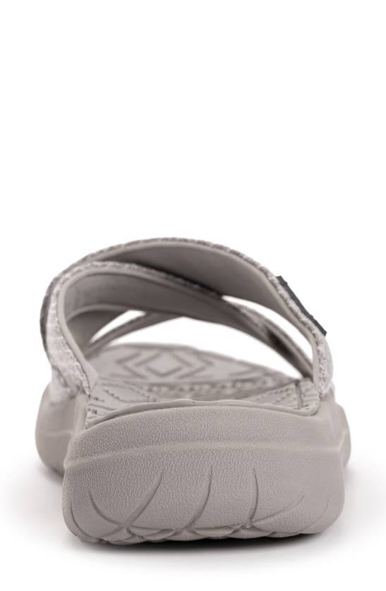 Shop Muk Luks Sassy Slide Sandal In Grey