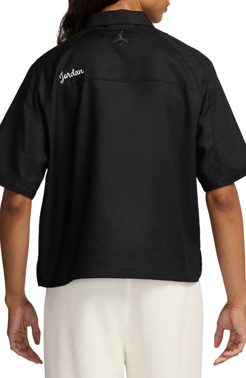 JORDAN JORDAN EMBROIDERED SHORT SLEEVE WORKWEAR BUTTON-UP SHIRT 