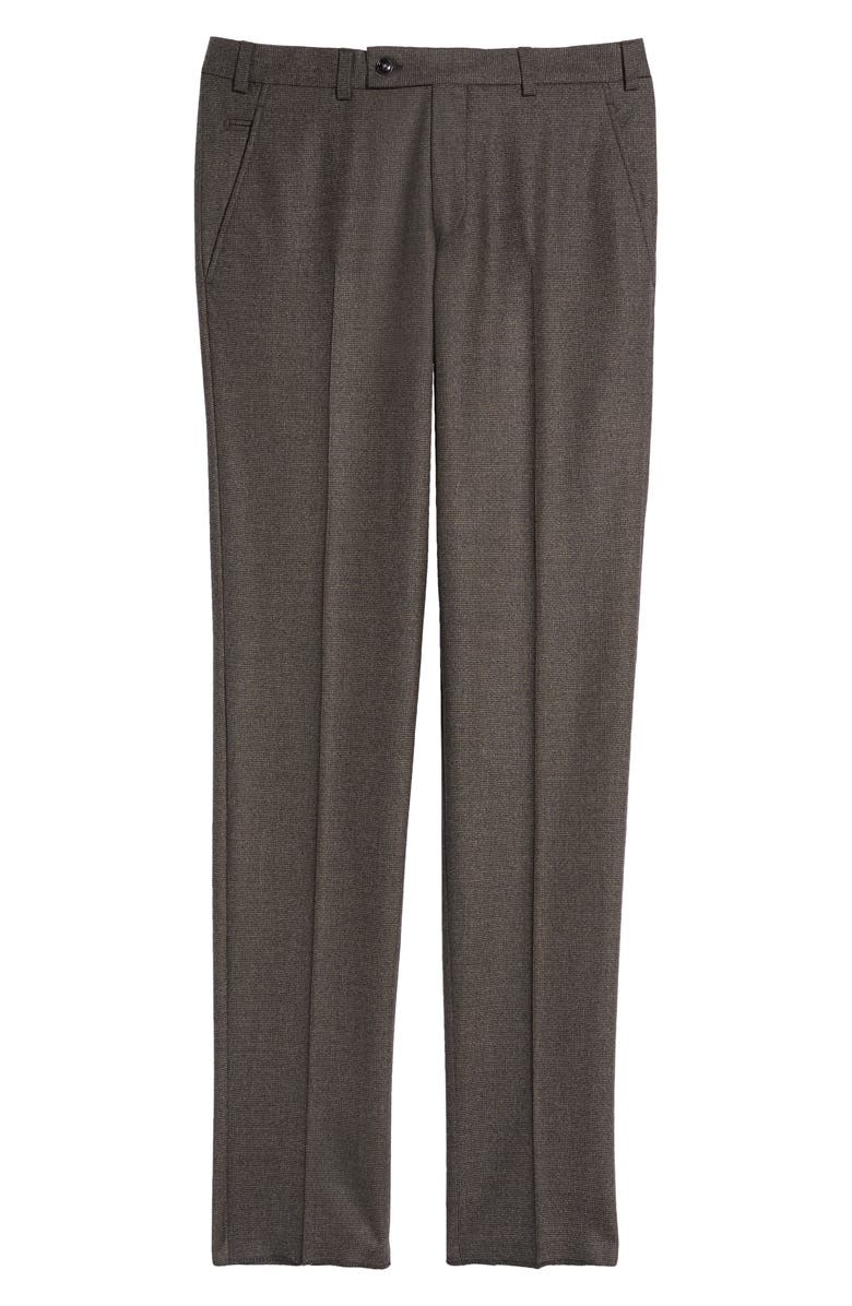 Ted Baker London Men's Jerome Trim Fit Microcheck Wool Pants | Nordstrom