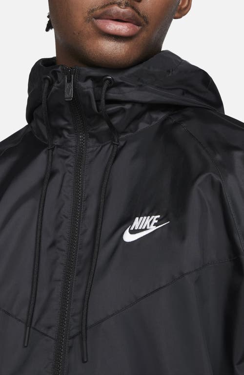 Shop Nike Sportswear Windrunner Jacket In Black/white