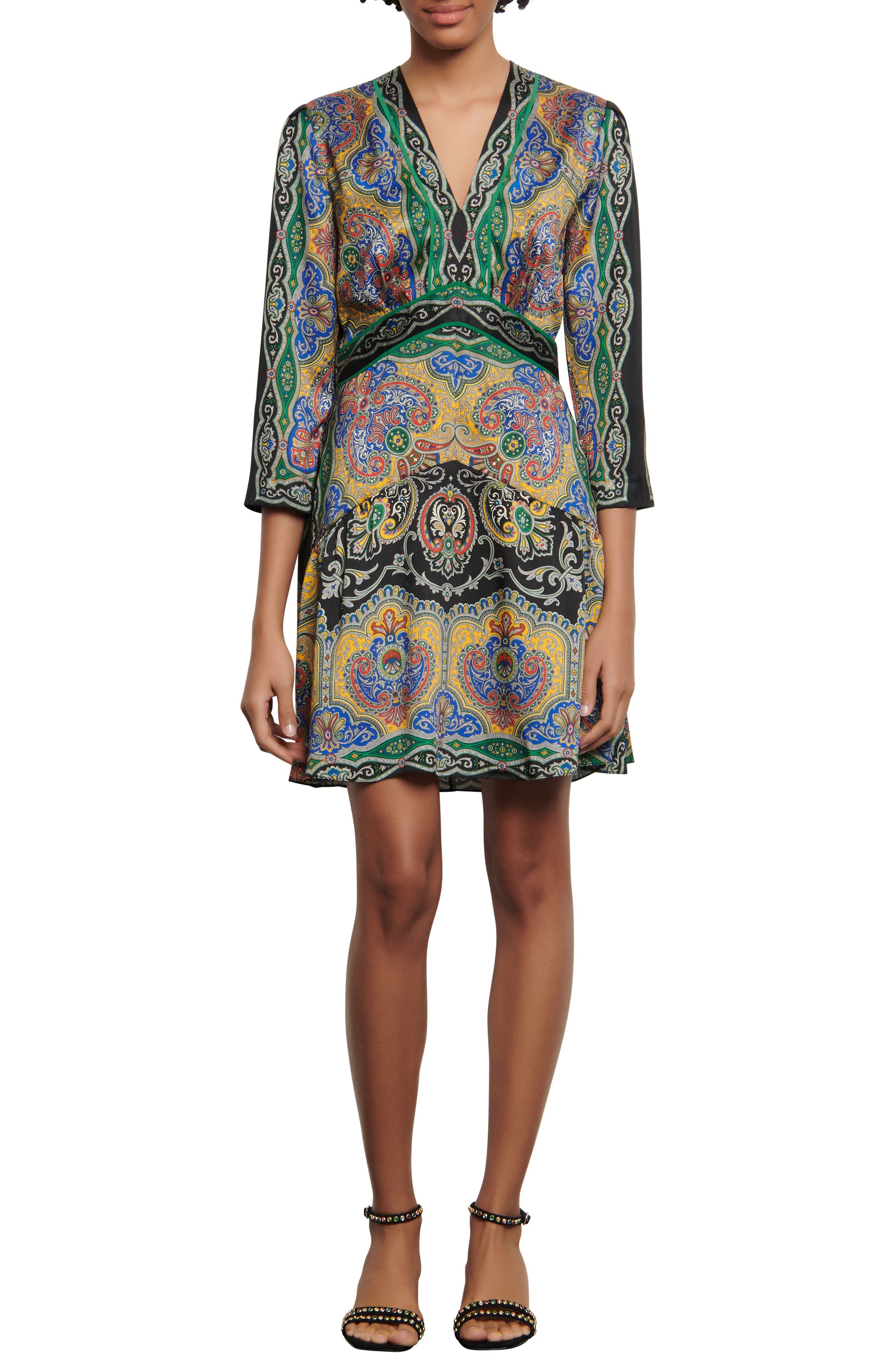 sandro paisley dress