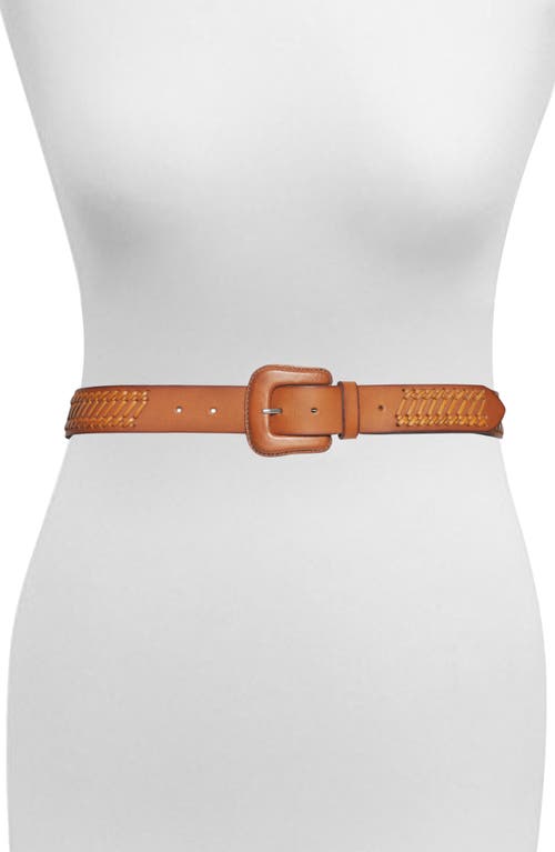 Leather Belt in Tan