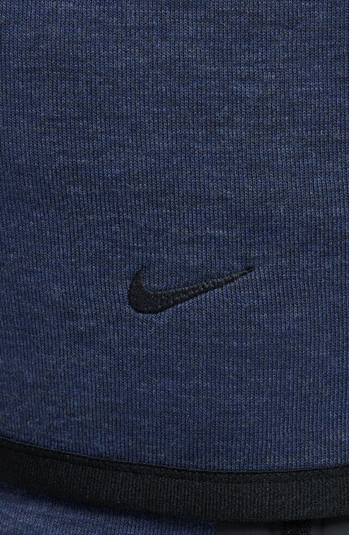 Shop Nike Kids' Sportswear Tech Fleece Full Zip Jacket In Obsidian Heather/black