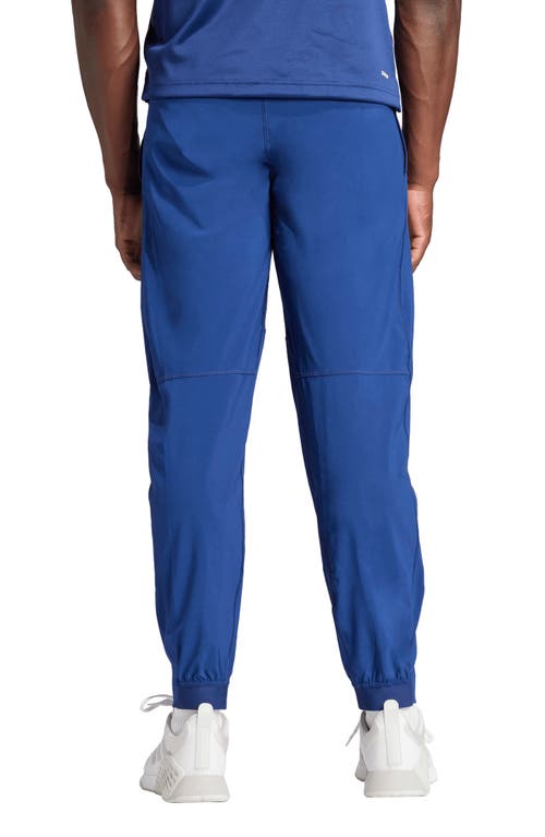 Shop Adidas Originals Adidas Tr-es Aeroready Training Pants In Dark Blue/white