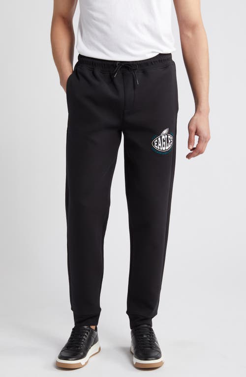 BOSS x NFL Cotton Blend Joggers Philadelphia Eagles Black at Nordstrom,