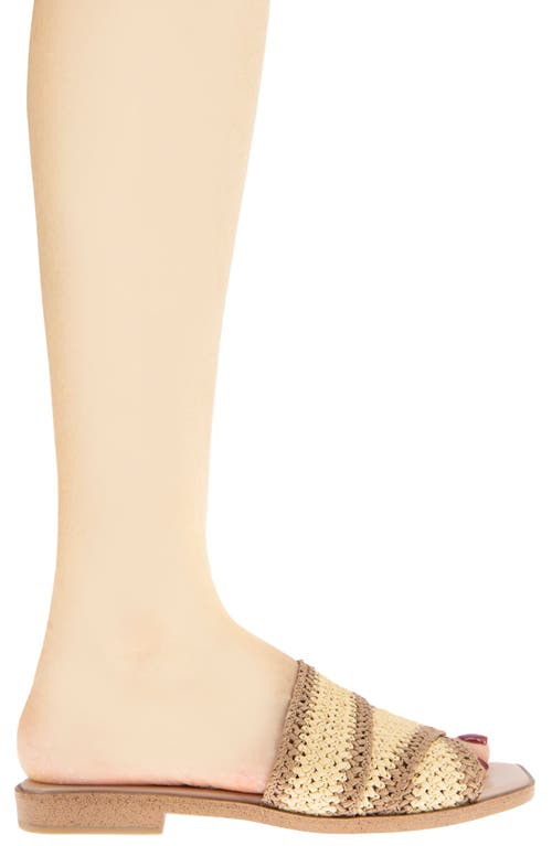 Bcbgeneration Lileen Slide Sandal In Tan/natural
