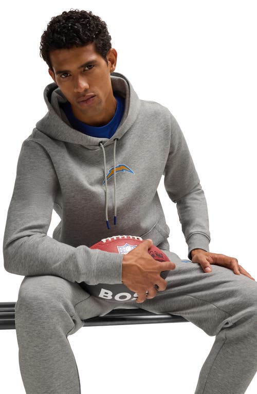 Shop Hugo Boss Boss <br>x Nfl Woodson Graphic Hoodie<br><br> In La Chargers